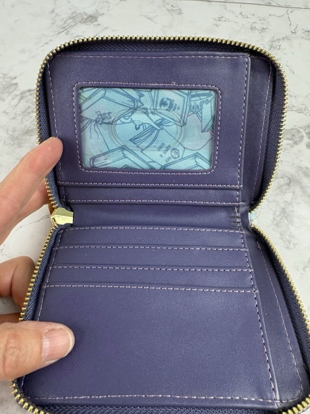 *Loungefly Disney Princess Books Zip Around Wallet Multi-Color - Picture 4 of 6